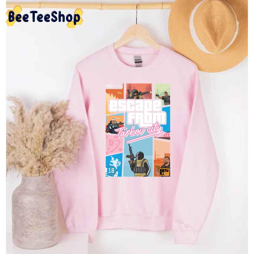 Escape From Tarkov Gta Vice City Style Game Trending Unisex Sweatshirt Escape From Tarkov Gta Vice City Style Game Trending Unisex Sweatshirt