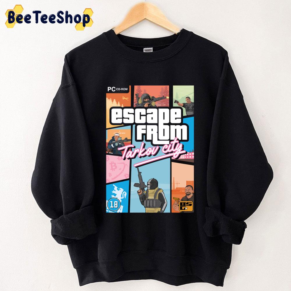 Escape From Tarkov Gta Vice City Style Game Trending Unisex Sweatshirt Escape From Tarkov Gta Vice City Style Game Trending Unisex Sweatshirt