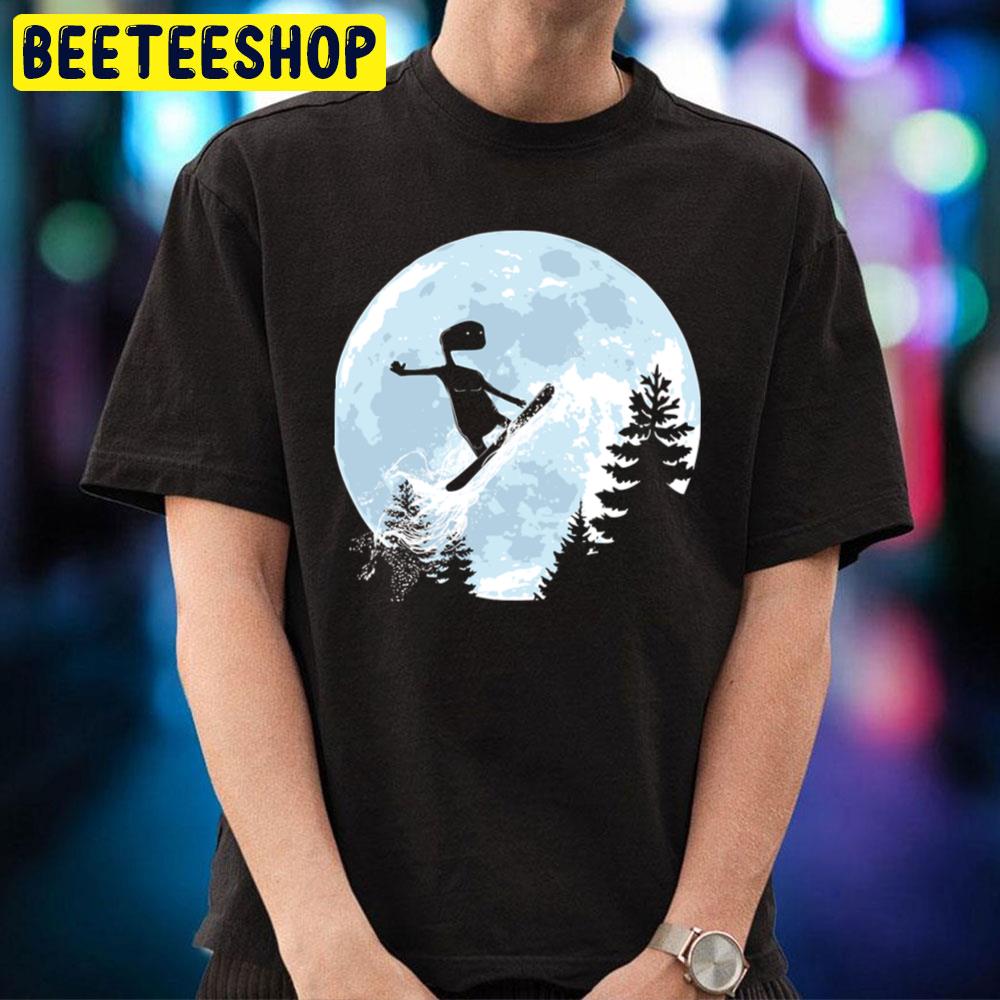 Et E.T. Moon Freeride Snowboard E.T. The Extra Terrestrial Halloween Movie Unisex T-Shirt Et E.T. Moon Freeride Snowboard E.T. The Extra Terrestrial Halloween Movie Unisex T-Shirt