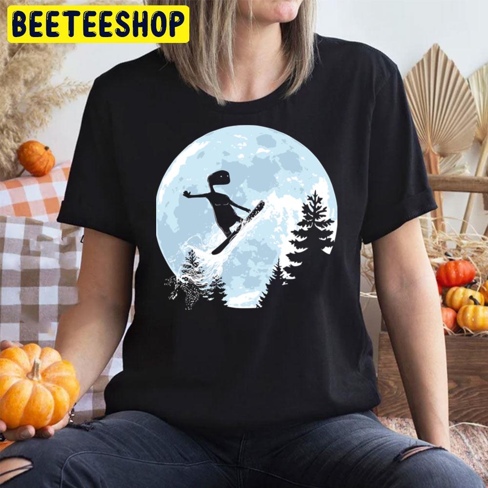 Et E.T. Moon Freeride Snowboard E.T. The Extra Terrestrial Halloween Movie Unisex T-Shirt Et E.T. Moon Freeride Snowboard E.T. The Extra Terrestrial Halloween Movie Unisex T-Shirt