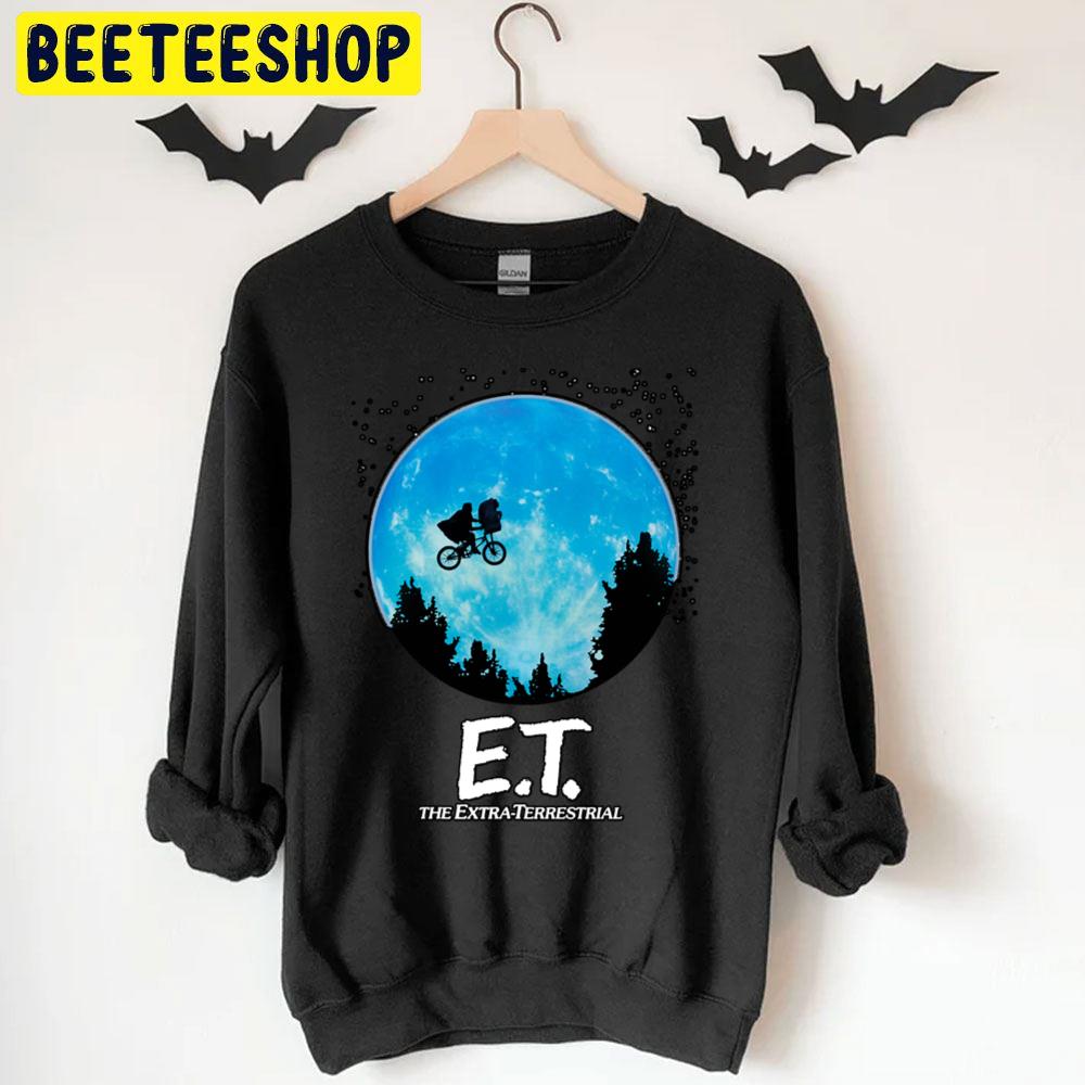 E.T. The Extra Terrestrial Flying To The Moon Halloween Movie Unisex T-Shirt E.T. The Extra Terrestrial Flying To The Moon Halloween Movie Unisex T-Shirt