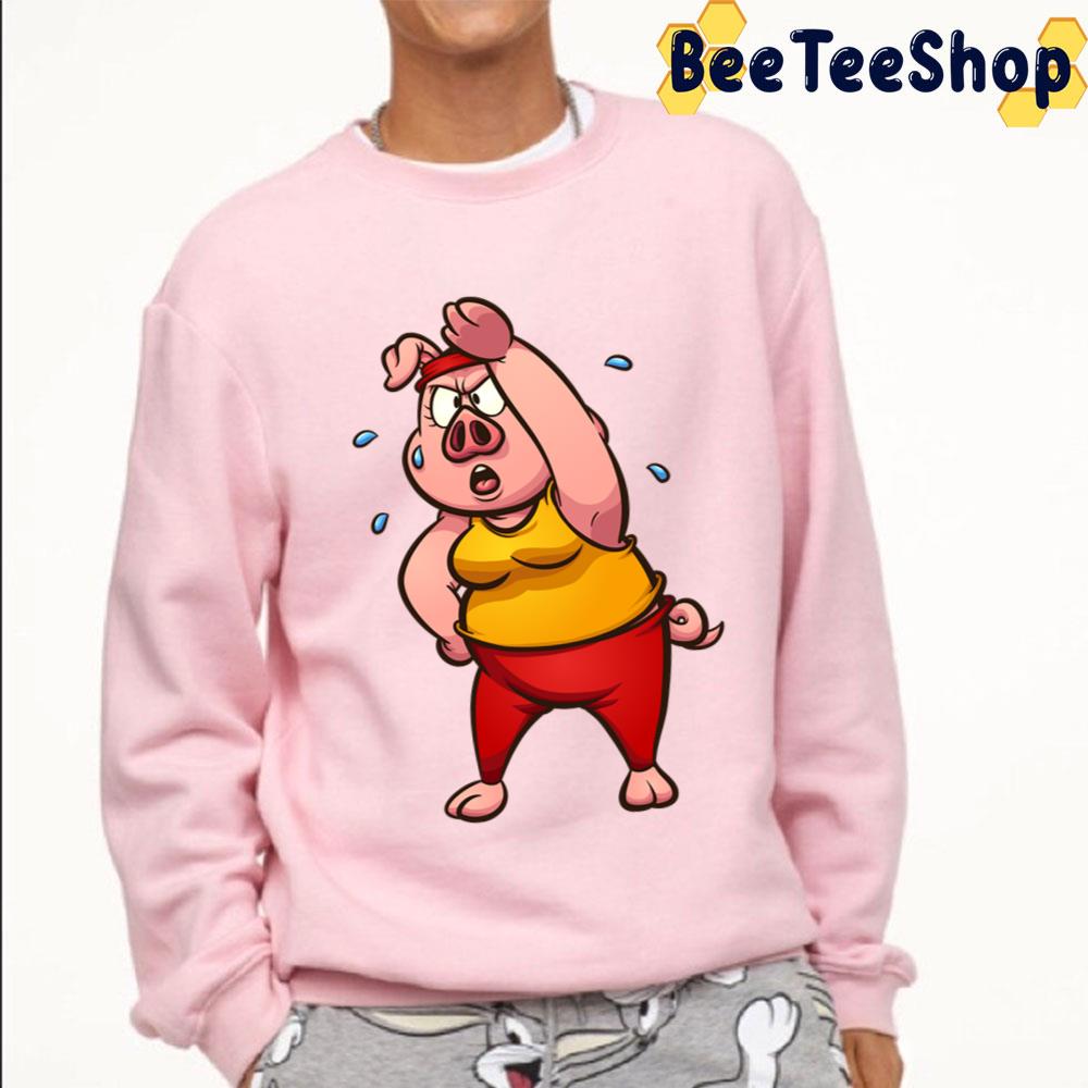 Exercising Pig Trending Unisex T-Shirt Exercising Pig Trending Unisex T-Shirt