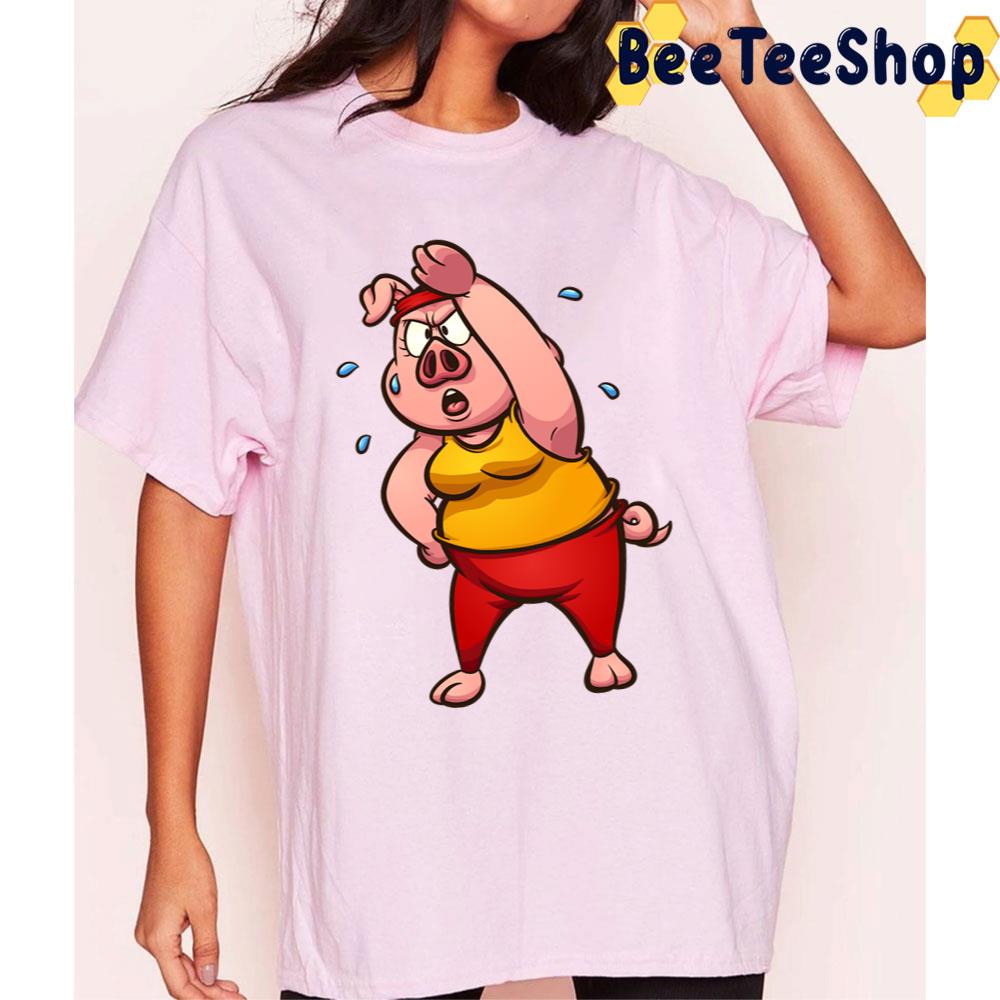 Exercising Pig Trending Unisex T-Shirt Exercising Pig Trending Unisex T-Shirt