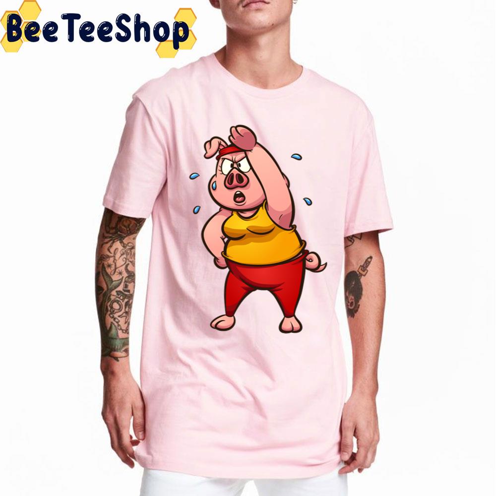Exercising Pig Trending Unisex T-Shirt Exercising Pig Trending Unisex T-Shirt