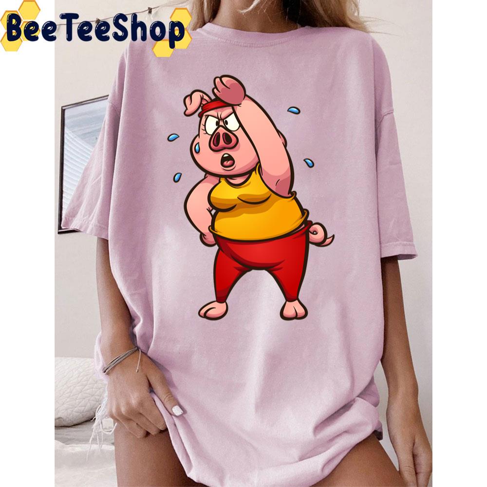 Exercising Pig Trending Unisex T-Shirt Exercising Pig Trending Unisex T-Shirt