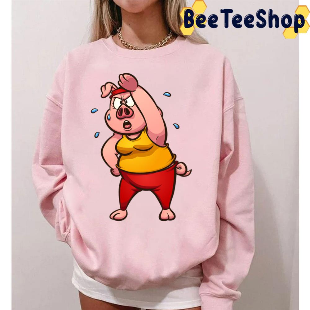 Exercising Pig Trending Unisex T-Shirt Exercising Pig Trending Unisex T-Shirt