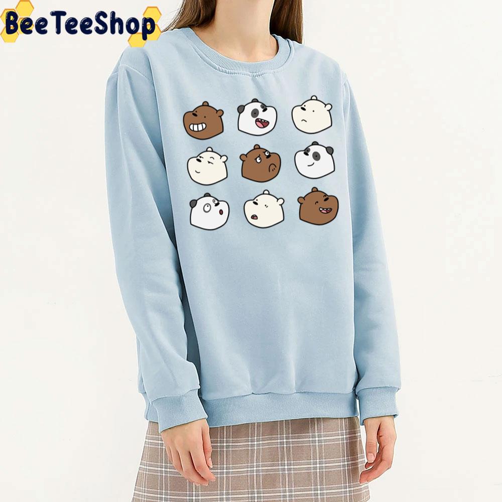 Face Emotion We Bare Bears Trending Unisex T-Shirt Face Emotion We Bare Bears Trending Unisex T-Shirt