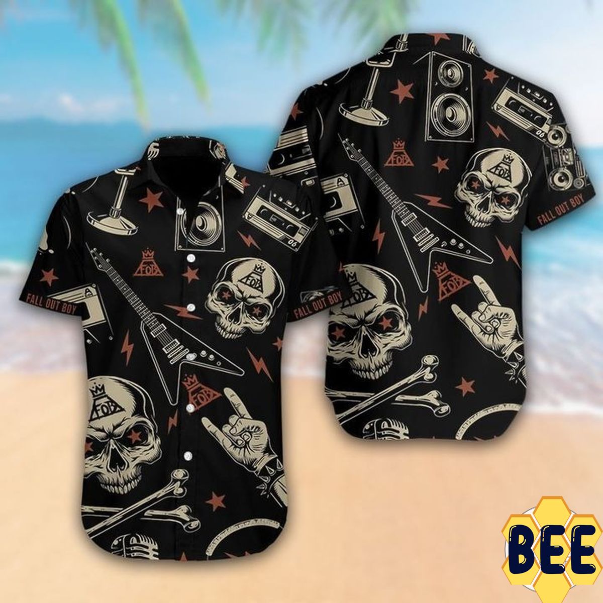 Fall Out Boy Trending Hawaiian Shirt Fall Out Boy Trending Hawaiian Shirt