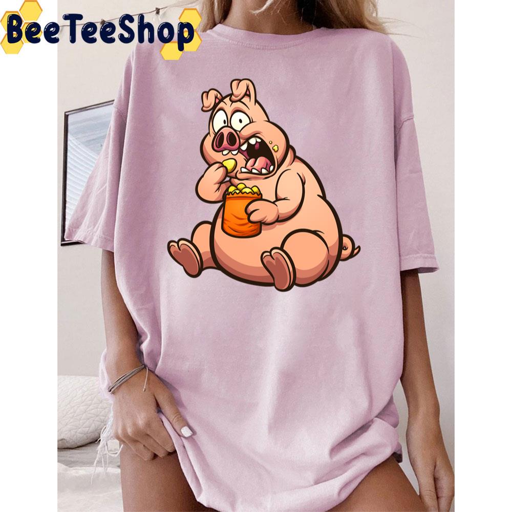 Fat Pig Eating Trending Unisex T-Shirt Fat Pig Eating Trending Unisex T-Shirt