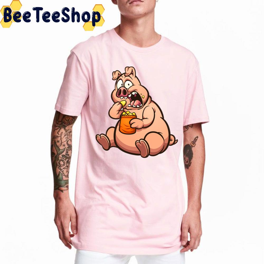 Fat Pig Eating Trending Unisex T-Shirt Fat Pig Eating Trending Unisex T-Shirt