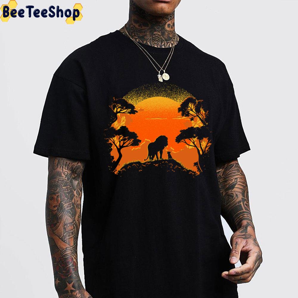 Father And Son Mufasa And Simba Lion King Trending Unisex T-Shirt Father And Son Mufasa And Simba Lion King Trending Unisex T-Shirt