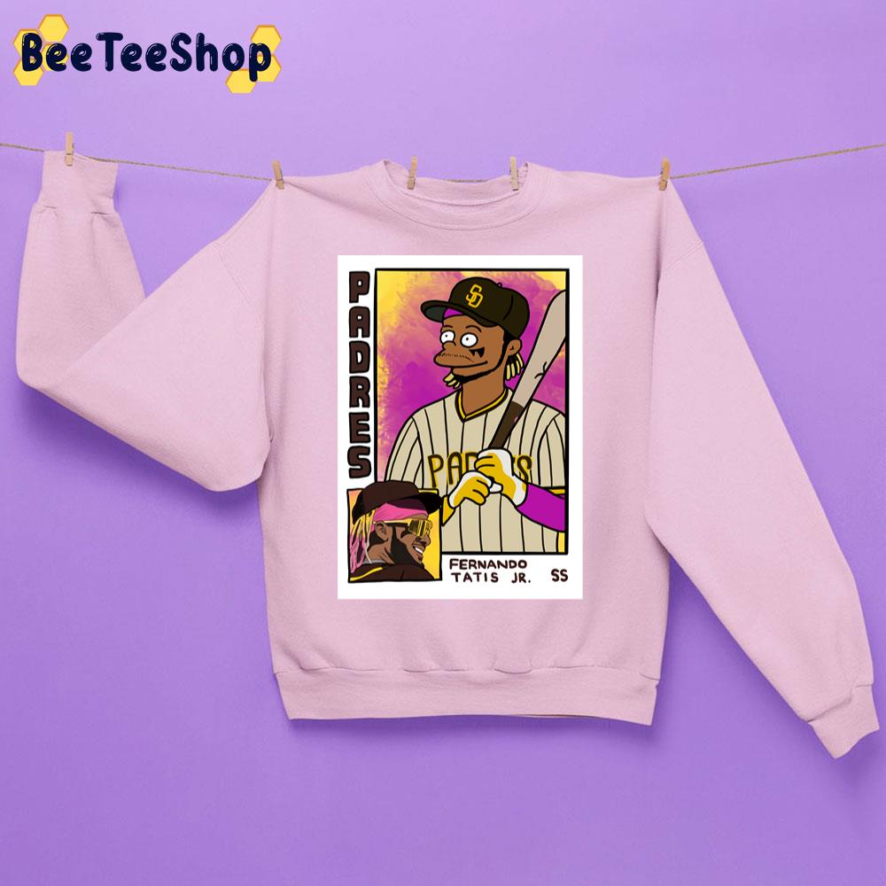 Fernando Tatis Jr. Simpsons Baseball Card Trending Unisex Sweatshirt Fernando Tatis Jr. Simpsons Baseball Card Trending Unisex Sweatshirt