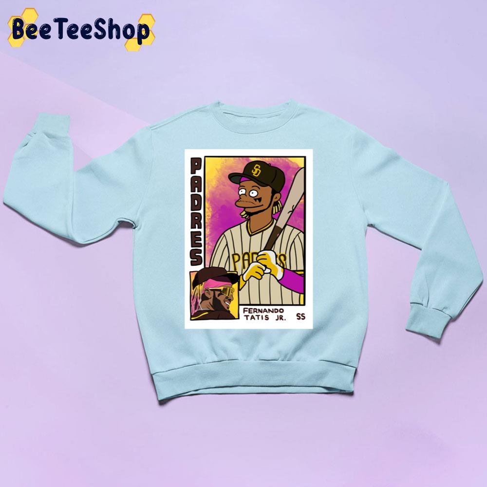 Fernando Tatis Jr. Simpsons Baseball Card Trending Unisex Sweatshirt Fernando Tatis Jr. Simpsons Baseball Card Trending Unisex Sweatshirt