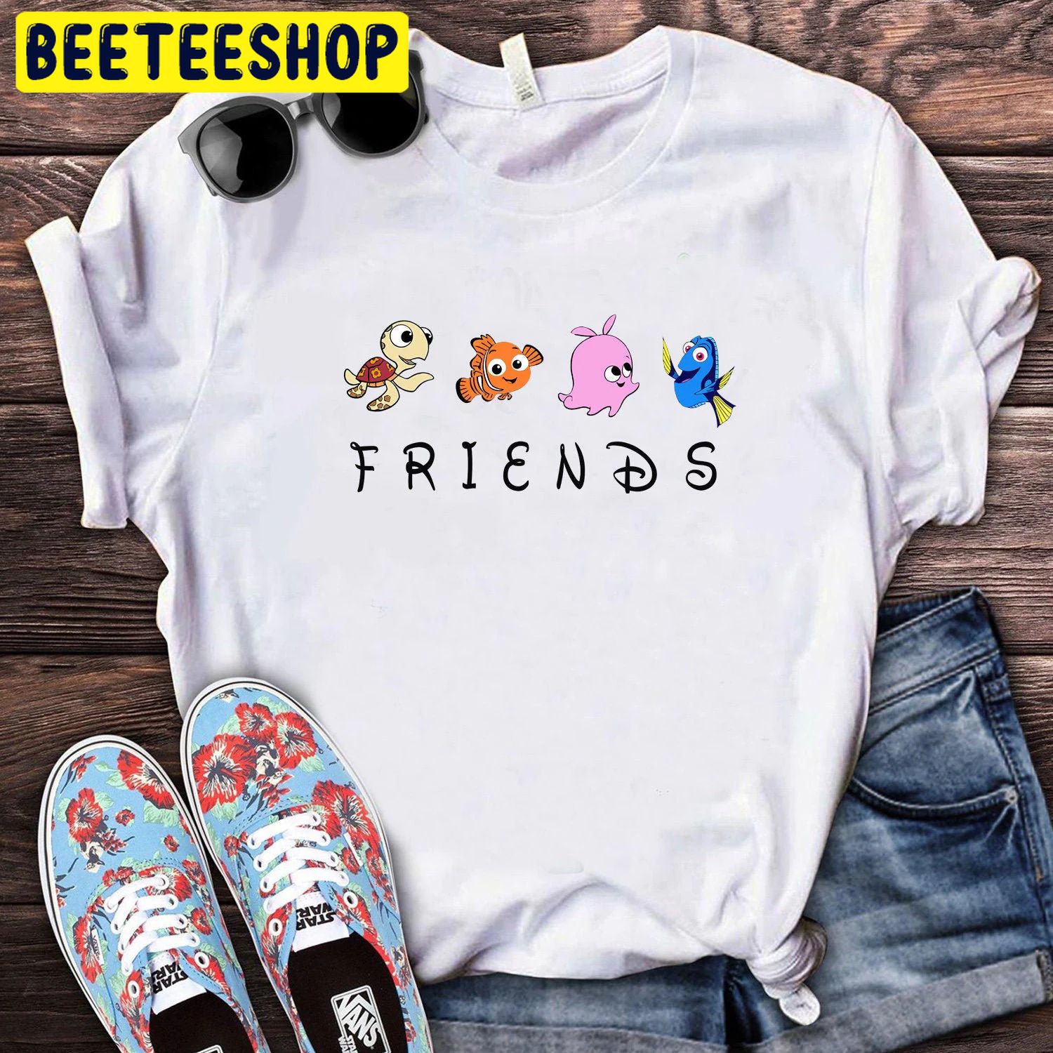 Finding Nemo Disney Friends Trending Unisex Shirt Finding Nemo Disney Friends Trending Unisex Shirt
