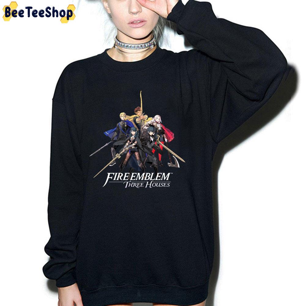Fire Emblem Three Houses House Leaders Amp Byleth Game Unisex T-Shirt Fire Emblem Three Houses House Leaders Amp Byleth Game Unisex T-Shirt