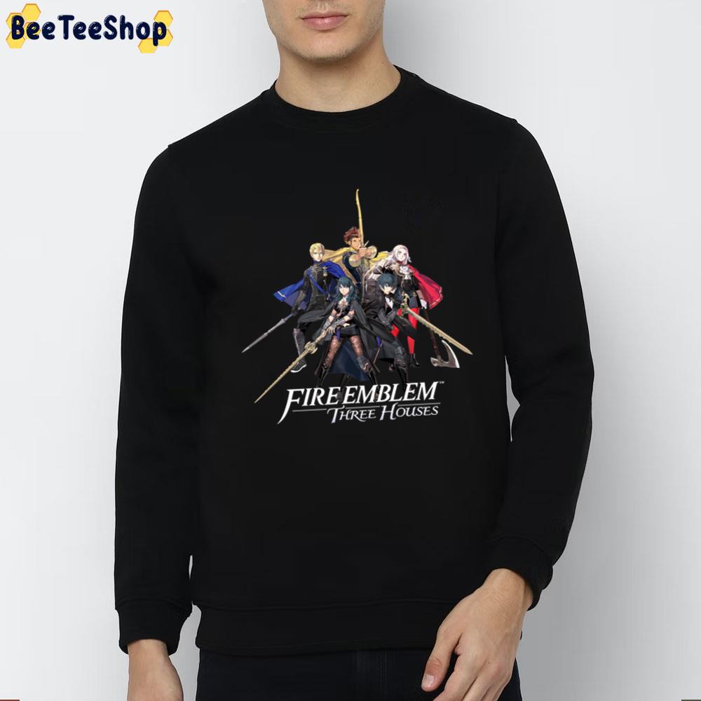 Fire Emblem Three Houses House Leaders Amp Byleth Game Unisex T-Shirt Fire Emblem Three Houses House Leaders Amp Byleth Game Unisex T-Shirt