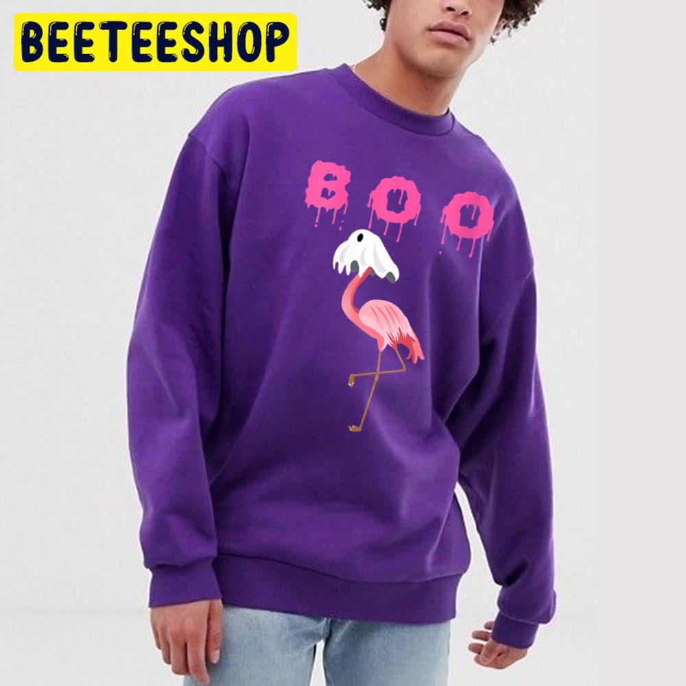 Flamingo Boo Ghost Halloween Trending Unisex T-Shirt Flamingo Boo Ghost Halloween Trending Unisex T-Shirt