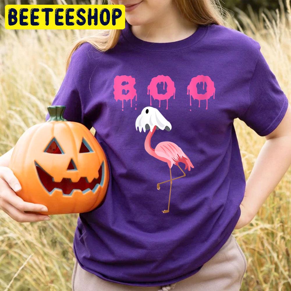Flamingo Boo Ghost Halloween Trending Unisex T-Shirt Flamingo Boo Ghost Halloween Trending Unisex T-Shirt