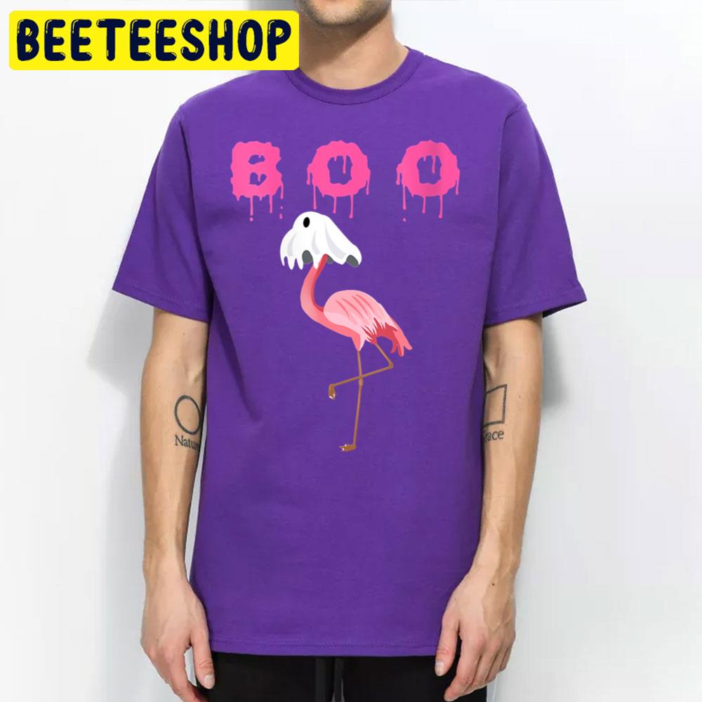 Flamingo Boo Ghost Halloween Trending Unisex T-Shirt Flamingo Boo Ghost Halloween Trending Unisex T-Shirt