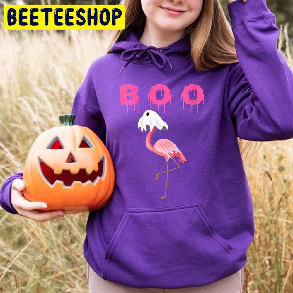 Flamingo Boo Ghost Halloween Trending Unisex T-Shirt Flamingo Boo Ghost Halloween Trending Unisex T-Shirt