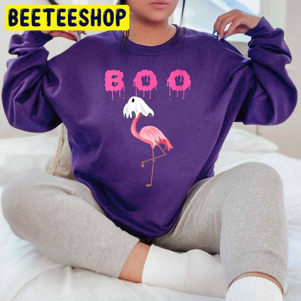 Flamingo Boo Ghost Halloween Trending Unisex T-Shirt Flamingo Boo Ghost Halloween Trending Unisex T-Shirt