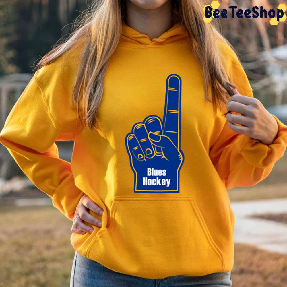 Foam Finger St Louis Blues Hockey Unisex T-Shirt Foam Finger St Louis Blues Hockey Unisex T-Shirt