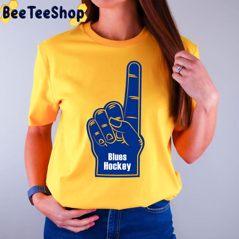 Foam Finger St Louis Blues Hockey Unisex T-Shirt Foam Finger St Louis Blues Hockey Unisex T-Shirt