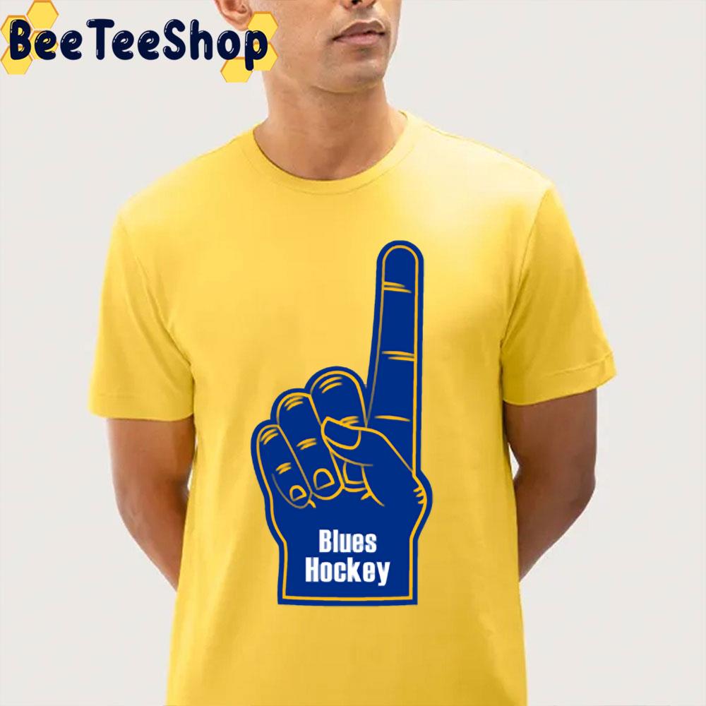 Foam Finger St Louis Blues Hockey Unisex T-Shirt Foam Finger St Louis Blues Hockey Unisex T-Shirt