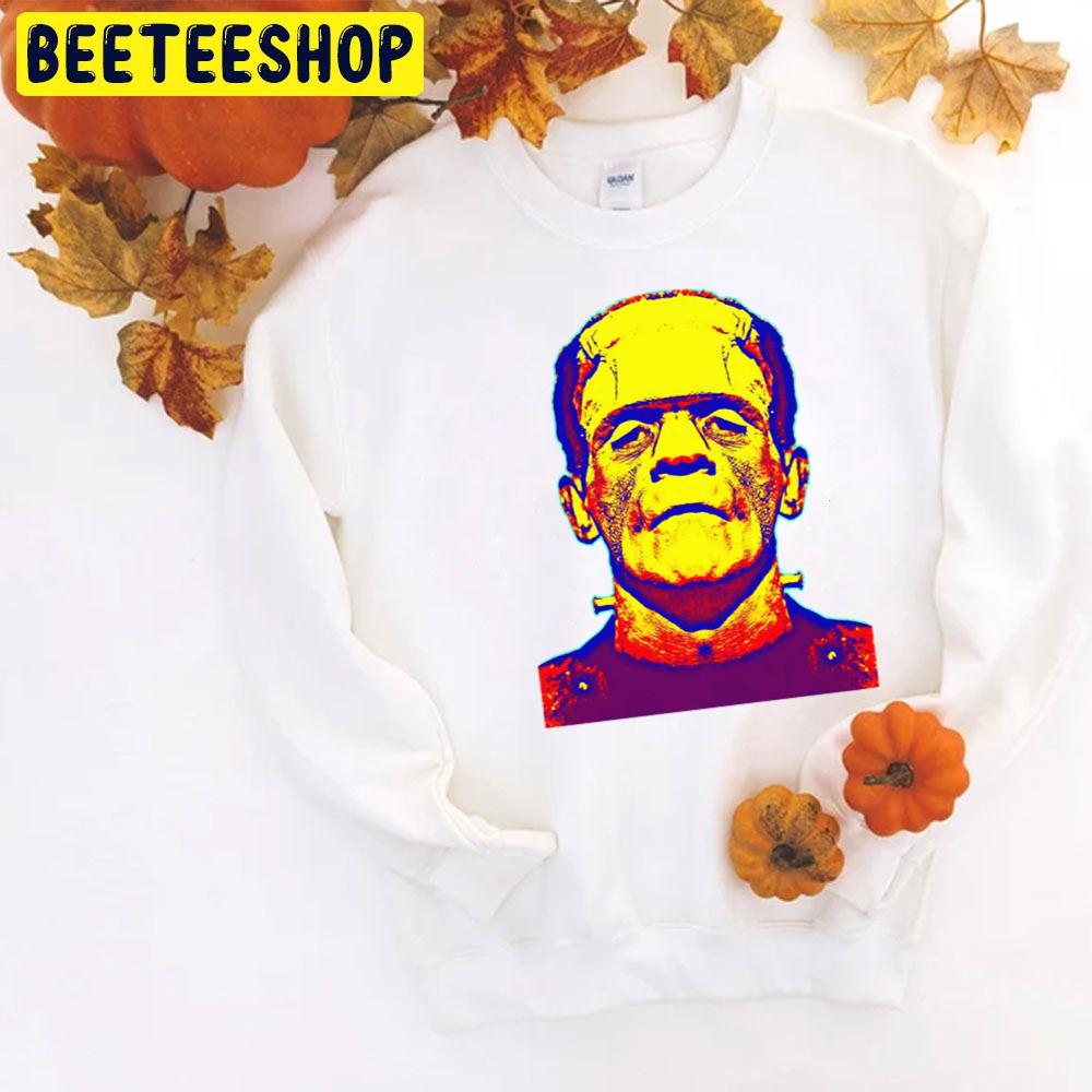 Frankenstein Popart Design Halloween Movie Trending Unisex T-Shirt Frankenstein Popart Design Halloween Movie Trending Unisex T-Shirt