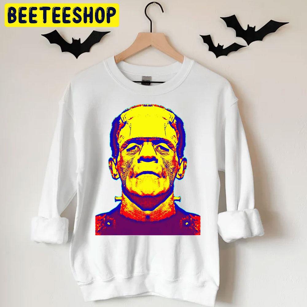 Frankenstein Popart Design Halloween Movie Trending Unisex T-Shirt Frankenstein Popart Design Halloween Movie Trending Unisex T-Shirt