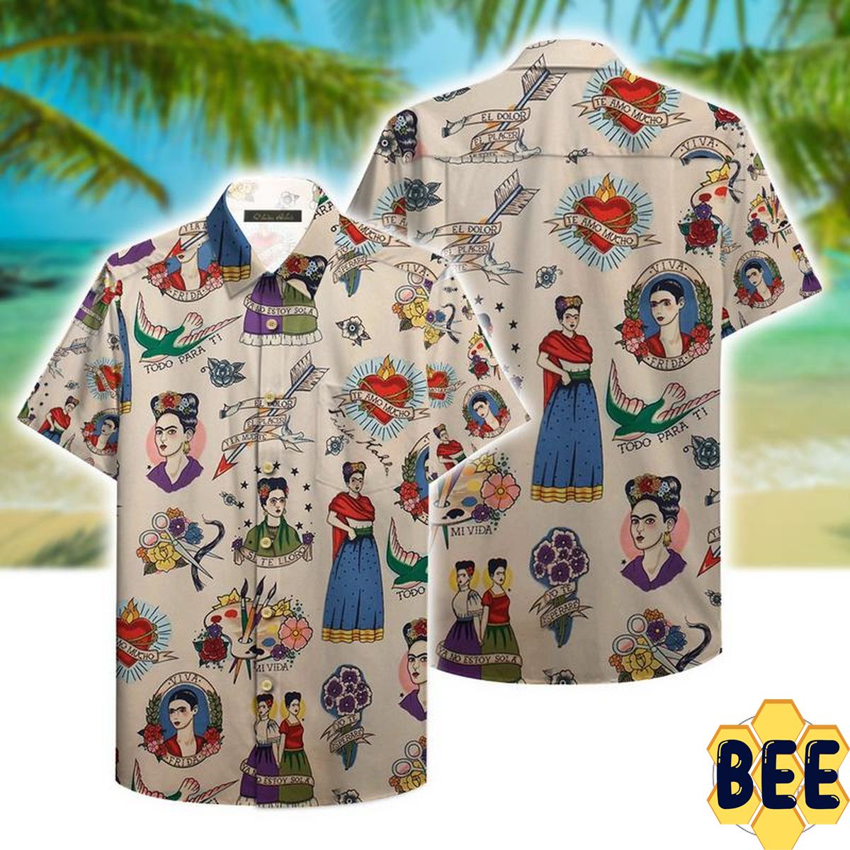 Frida Kahlo Mexican Painter Trending Hawaiian Shirt Frida Kahlo Mexican Painter Trending Hawaiian Shirt