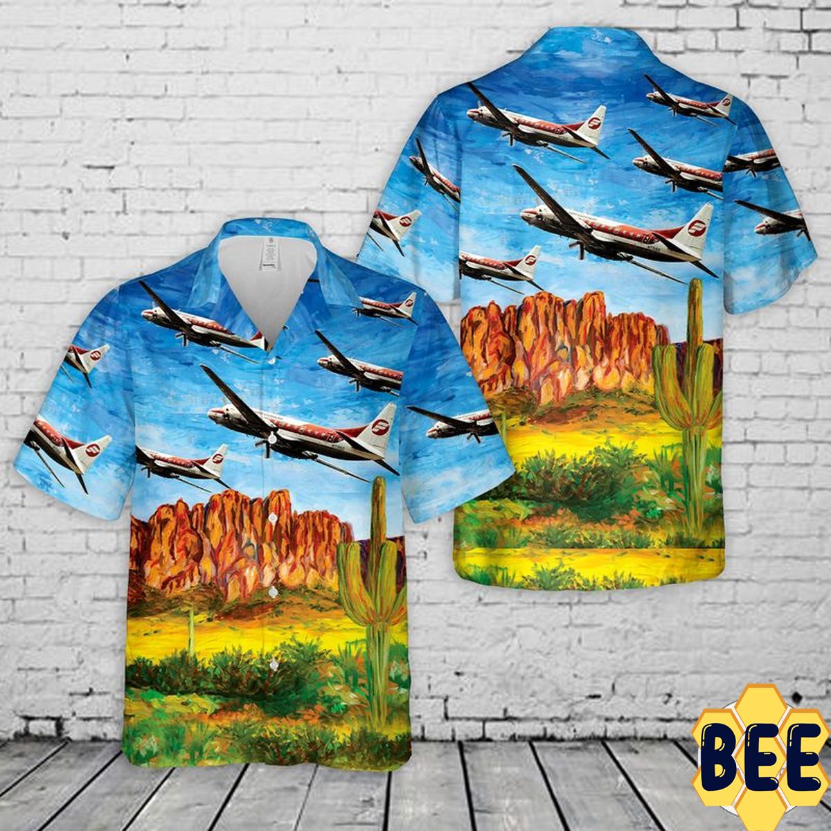 Frontier Airlines Boeing 737-200 Trending Hawaiian Shirt Frontier Airlines Boeing 737-200 Trending Hawaiian Shirt