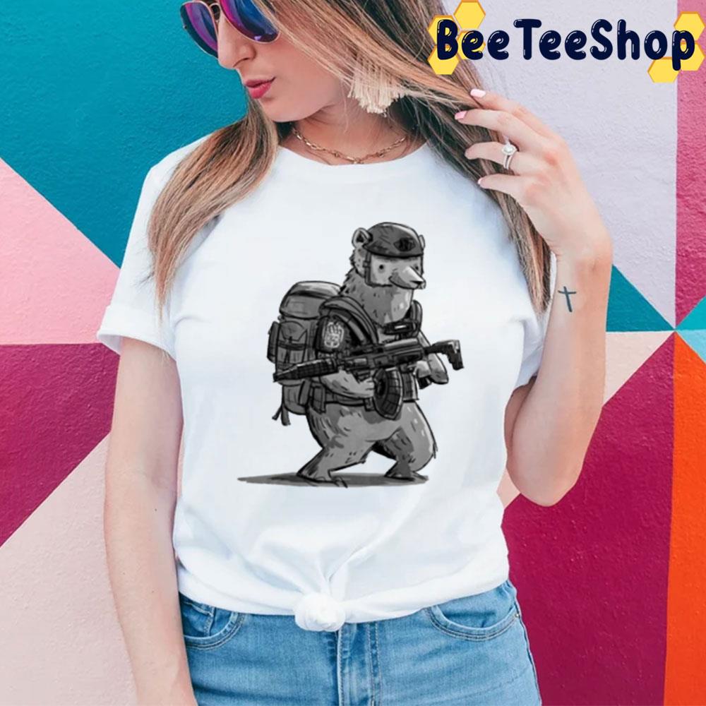 Funny Bear Escape From Tarkov Game Trending Unisex T-Shirt Funny Bear Escape From Tarkov Game Trending Unisex T-Shirt