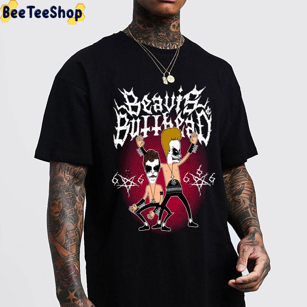 Funny Beavis And Butthead Black Metal Trending Unisex T-Shirt Funny Beavis And Butthead Black Metal Trending Unisex T-Shirt
