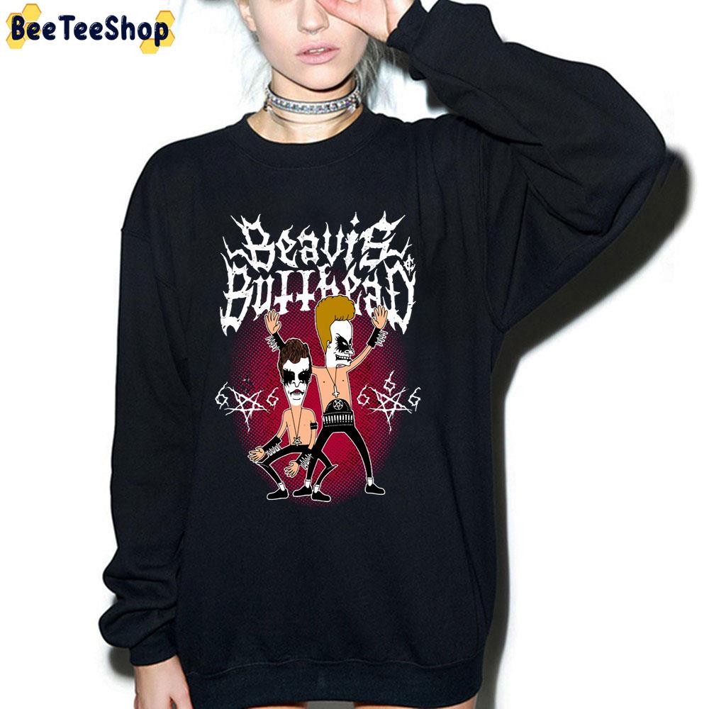 Funny Beavis And Butthead Black Metal Trending Unisex T-Shirt Funny Beavis And Butthead Black Metal Trending Unisex T-Shirt