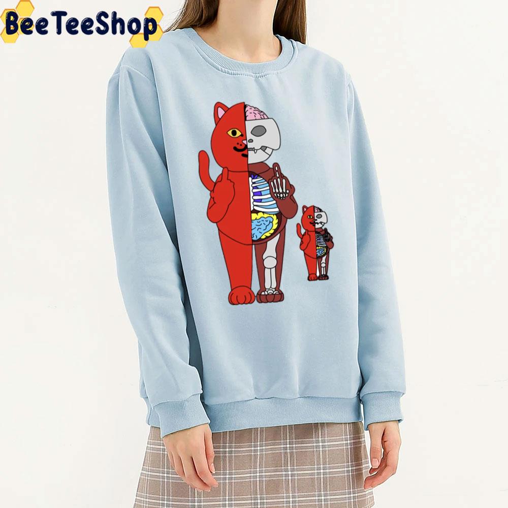 Funny Cat Skeleton Trending Unisex T-Shirt Funny Cat Skeleton Trending Unisex T-Shirt