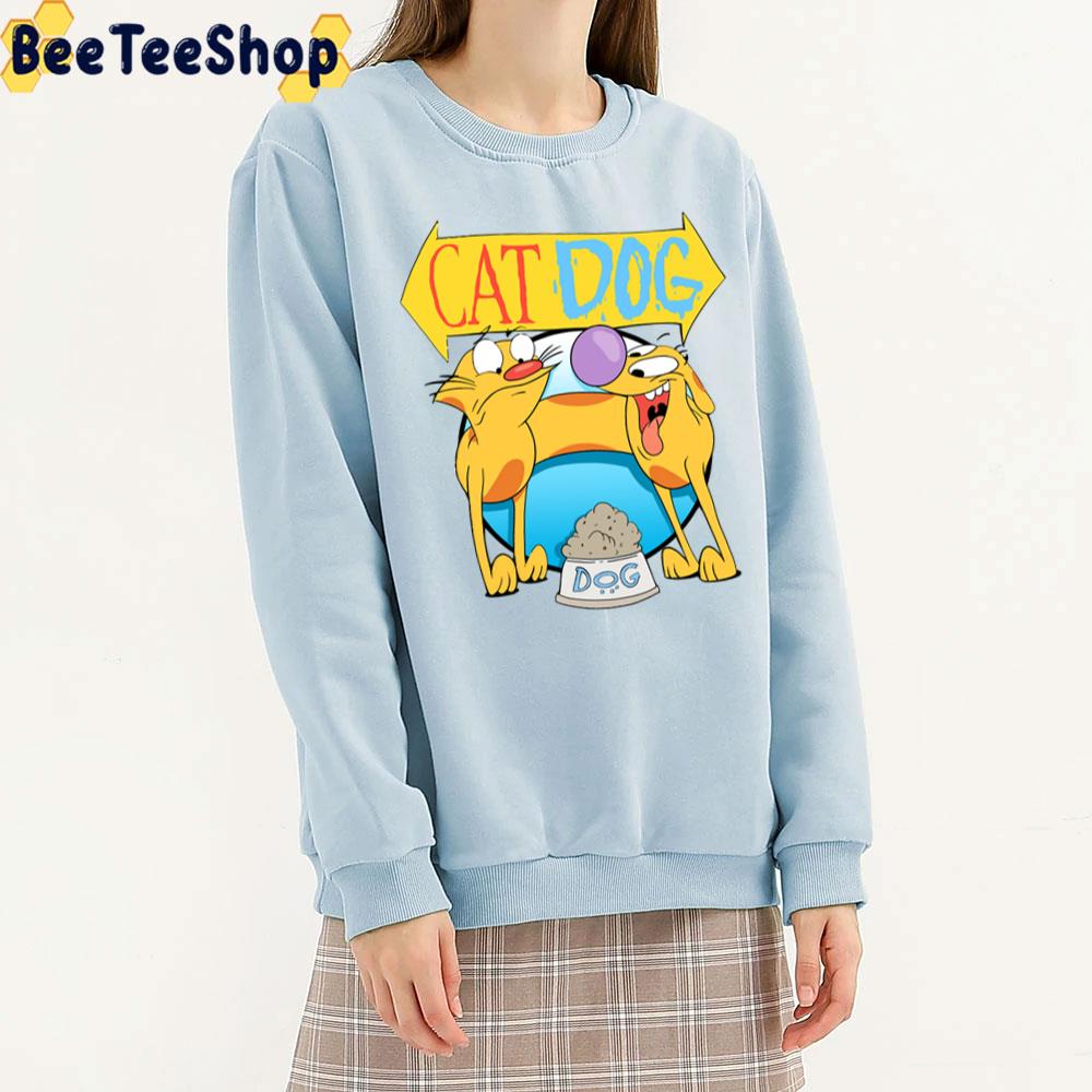 Funny Catdog Cartoon Cute Trending Unisex T-Shirt Funny Catdog Cartoon Cute Trending Unisex T-Shirt