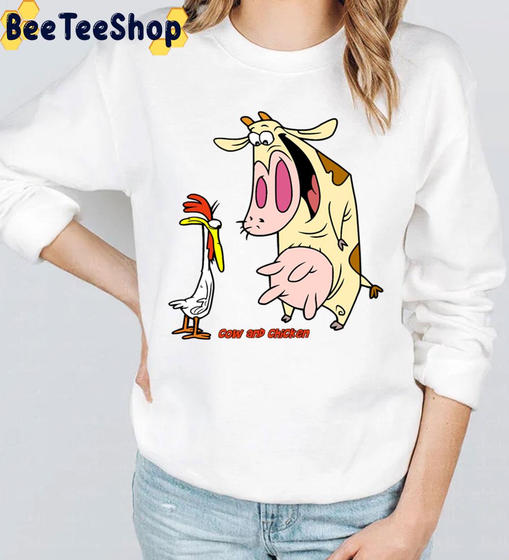 Funny Cow And Chicken Trending Unisex T-Shirt Funny Cow And Chicken Trending Unisex T-Shirt