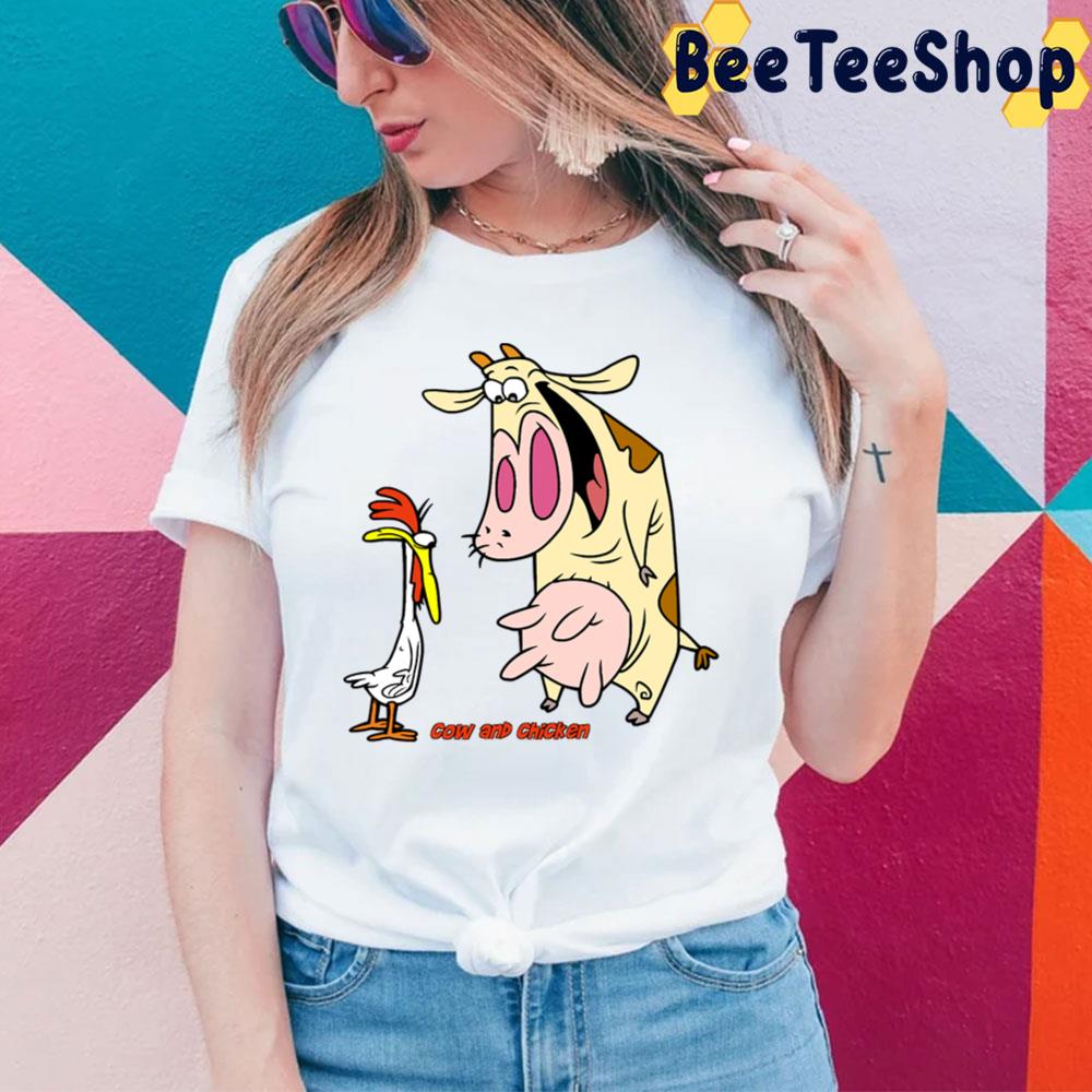Funny Cow And Chicken Trending Unisex T-Shirt Funny Cow And Chicken Trending Unisex T-Shirt