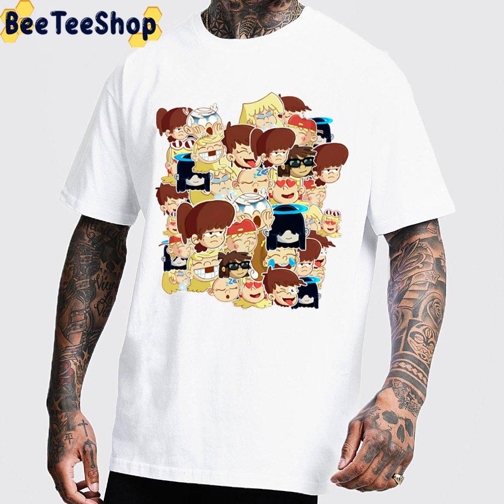 Funny Face The Loud House Characters Trending Unisex T-Shirt Funny Face The Loud House Characters Trending Unisex T-Shirt