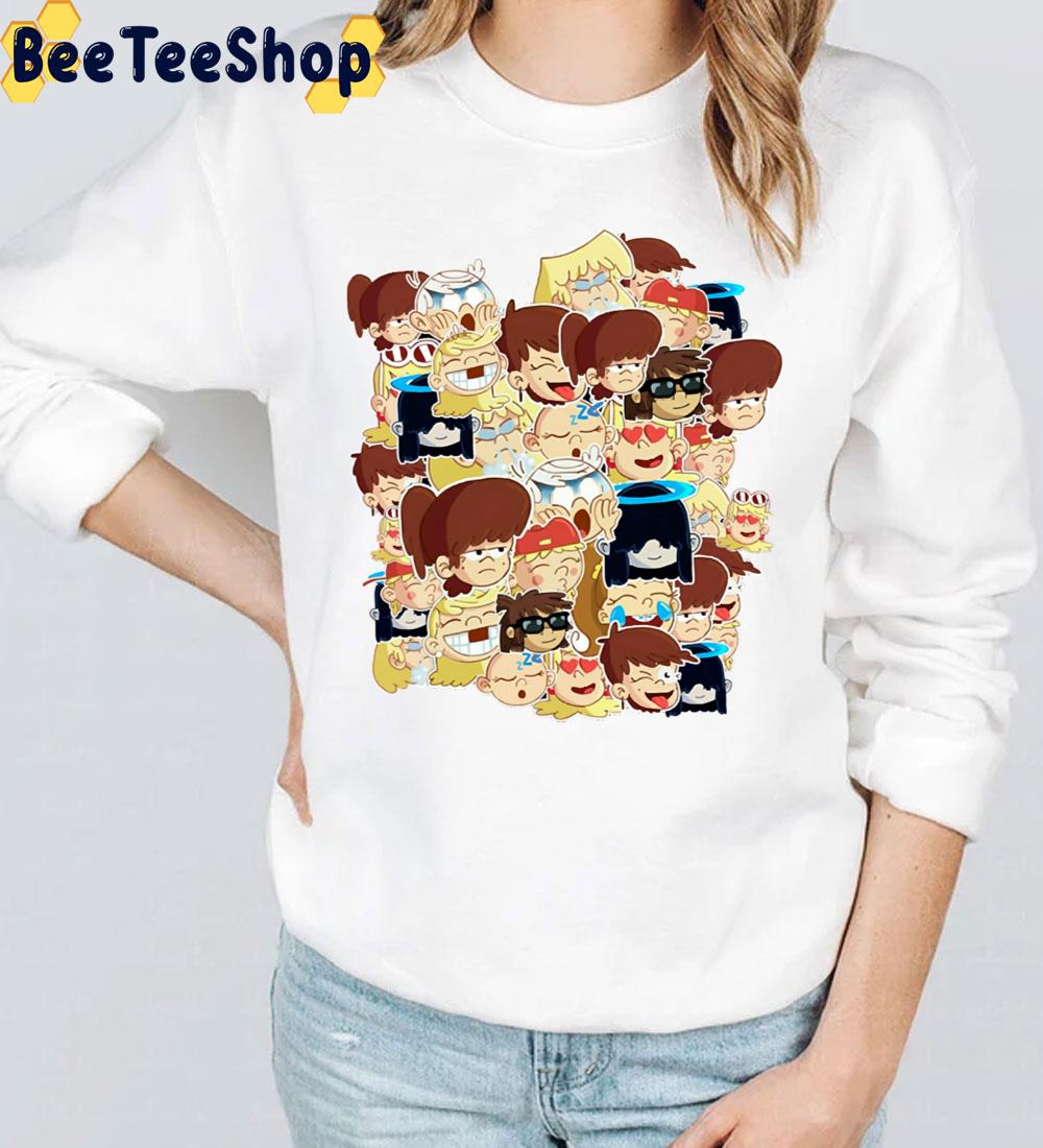 Funny Face The Loud House Characters Trending Unisex T-Shirt Funny Face The Loud House Characters Trending Unisex T-Shirt