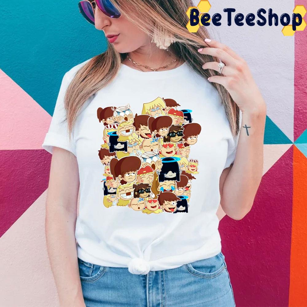 Funny Face The Loud House Characters Trending Unisex T-Shirt Funny Face The Loud House Characters Trending Unisex T-Shirt