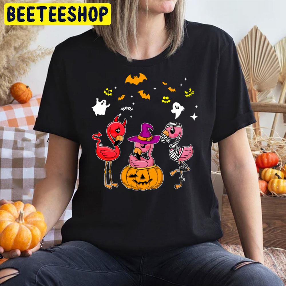 Funny Flamingo Halloween Costumes Flamingo Lovers Trending Unisex T-Shirt Funny Flamingo Halloween Costumes Flamingo Lovers Trending Unisex T-Shirt