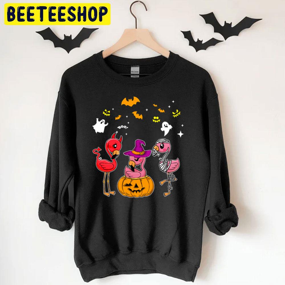 Funny Flamingo Halloween Costumes Flamingo Lovers Trending Unisex T-Shirt Funny Flamingo Halloween Costumes Flamingo Lovers Trending Unisex T-Shirt