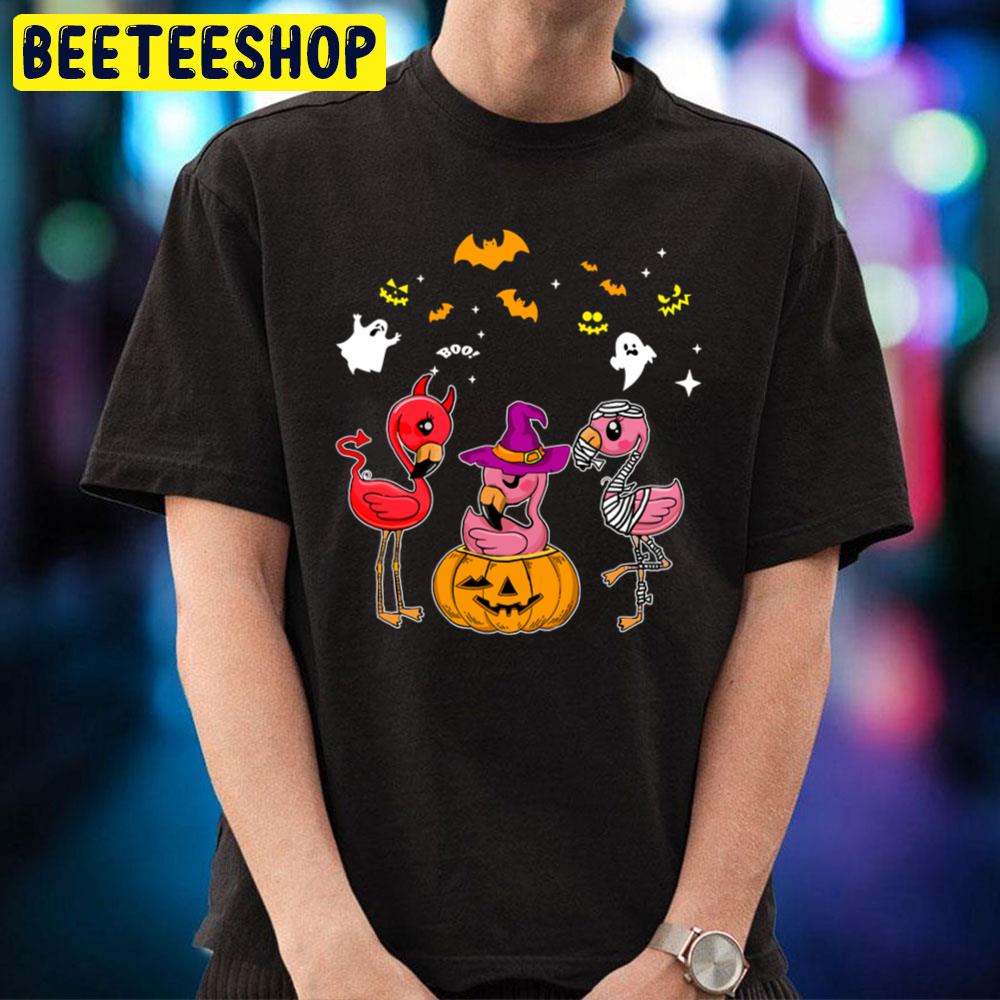 Funny Flamingo Halloween Costumes Flamingo Lovers Trending Unisex T-Shirt Funny Flamingo Halloween Costumes Flamingo Lovers Trending Unisex T-Shirt