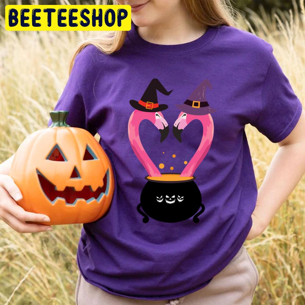 Funny Halloween Flamingo Trending Unisex T-Shirt Funny Halloween Flamingo Trending Unisex T-Shirt
