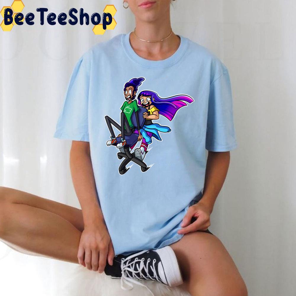Funny Miko And High Five Glitch Techs Trending Unisex T-Shirt Funny Miko And High Five Glitch Techs Trending Unisex T-Shirt