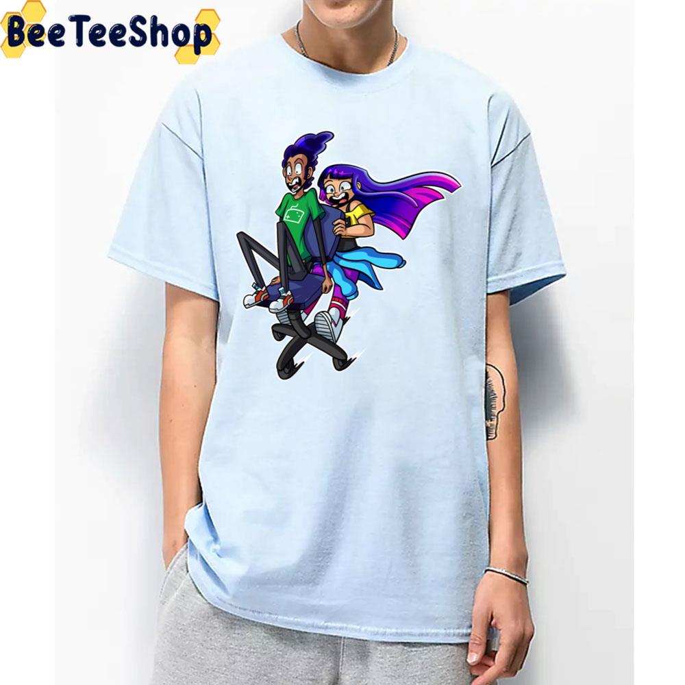 Funny Miko And High Five Glitch Techs Trending Unisex T-Shirt Funny Miko And High Five Glitch Techs Trending Unisex T-Shirt