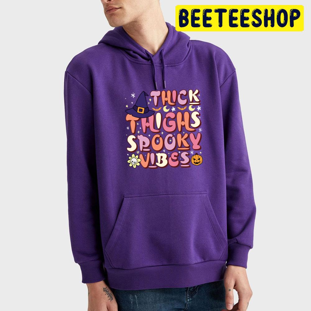 Funny Retro Thick Thighs Spooky Vibes Halloween Trending Unisex T-Shirt Funny Retro Thick Thighs Spooky Vibes Halloween Trending Unisex T-Shirt