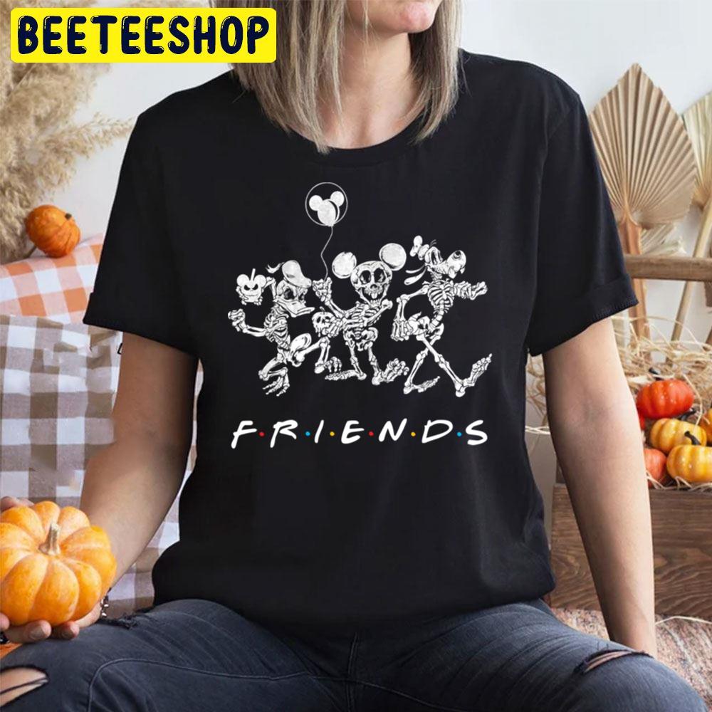 Funny Skeleton Mickey Donal Goofy Halloween Trending Unisex T-Shirt Funny Skeleton Mickey Donal Goofy Halloween Trending Unisex T-Shirt